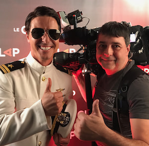 Steve Poulin vidéaste avec sosie Tom Cruise