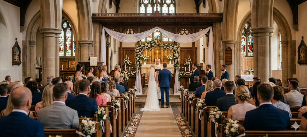 Cérémonie de mariage en église — Vidéo Production inc.